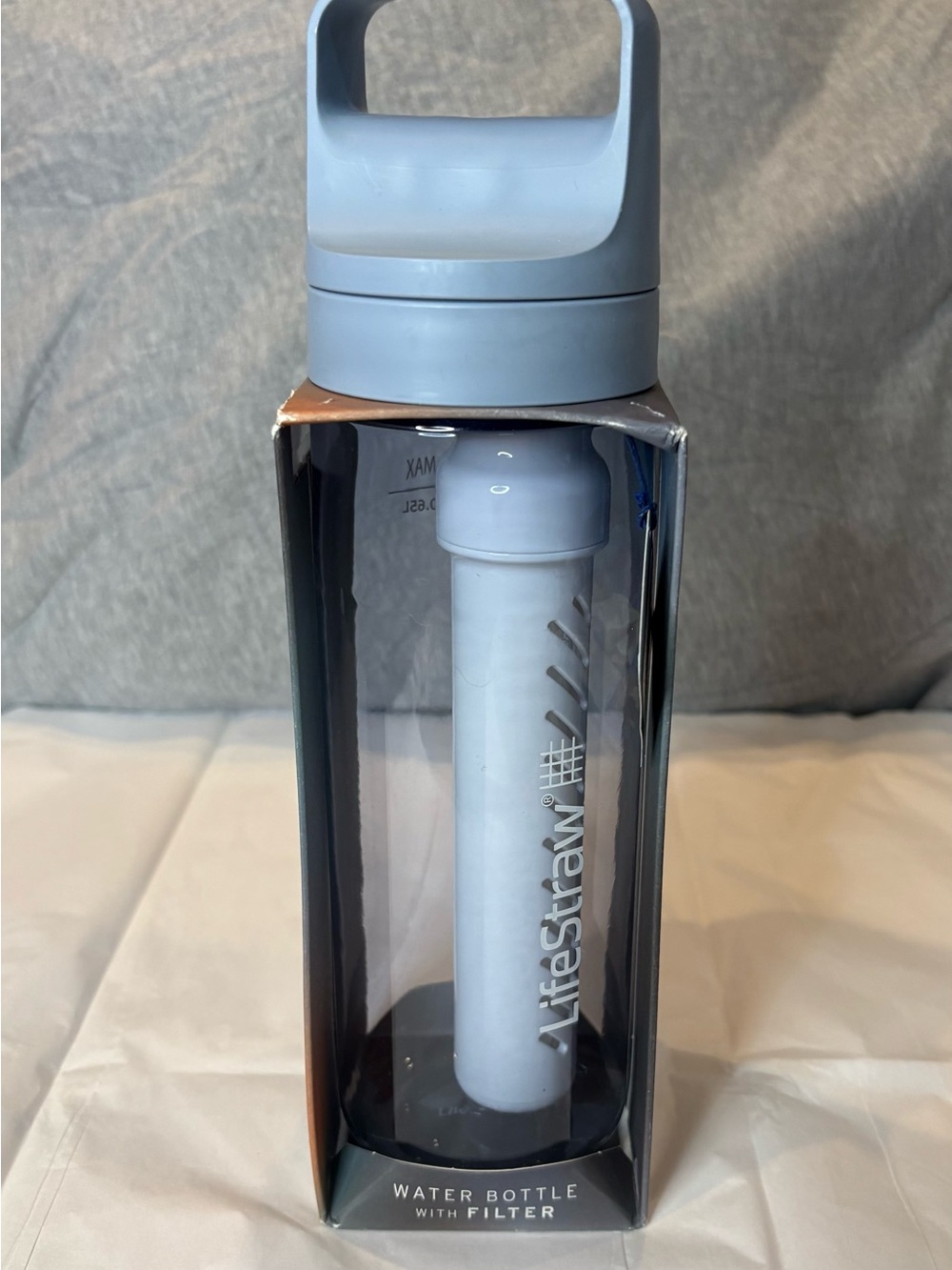 LifeStraw Go Series Water Filter Bottle w/ Filter 22oz/650ml Blue 4000L Life